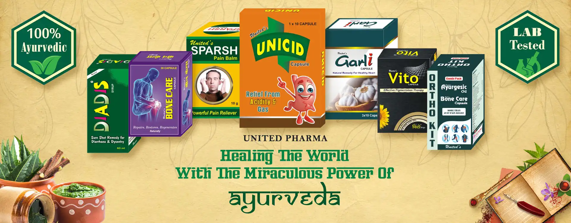 Leading Manufacturer of Ayurvedic Medicines and Herbal Products in